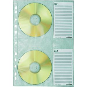 Durable CD-ringbandhoes voor 4 CD's (5 Stuks)
