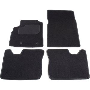 Automatten op maat - zwart stof - geschikt voor Toyota Yaris 1999-2005 5-deurs