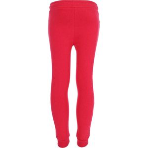 Basic Joggingbroek With Print Meisjes - Warm Pink - Maat 98-104