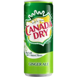 Canada Dry - Ginger Ale - Frisdrank - 24 x 0,33 Liter blikken