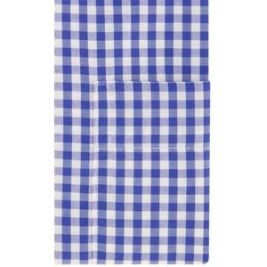 Eterna overhemd korte mouw blauw