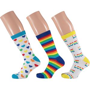 Apollo Sokken Giftbox Dames Pride Blue 3-pack