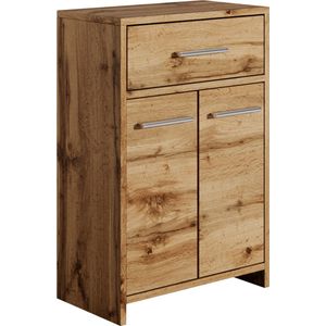 Badplaats - Nemo - Badkamerkast - Eiken - 52 x 29 x 79 cm