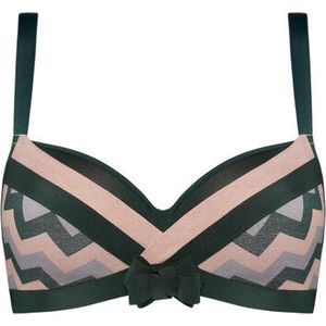 MARLIES DEKKERS COURAGE Zigzag print bh 70B