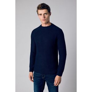 Hensen Pullover - Slim Fit - Blauw - XXL