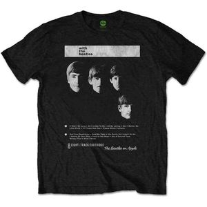 The Beatles - With The Beatles 8 Track Heren T-shirt - L - Zwart