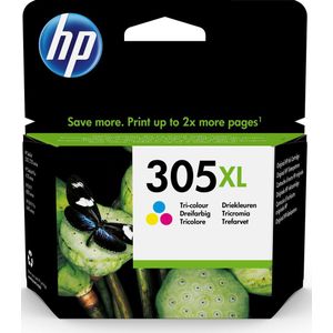 HP 305XL High Yield Tri-color Original Ink Cartridge - Drie kleuren