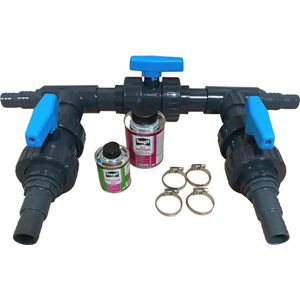 Zwembad Warmtepomp Bypass-set - Complete PVC Installatie
