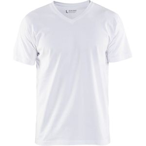 Blaklader T-Shirt, V-hals 3360-1029 - Wit - XS