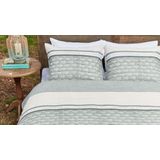 Riviera Maison Pure Resort dekbedovertrek - Tweepersoons - 200x200/220 - Groen