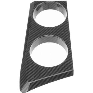 Automatische bekerhouder deksel voor BMW 1 Serie 116 116i 118 118i 120 120i E87 E81 E82 E88 zwart ABS koolstofvezel decor console decoratie voorzijde links of rechts