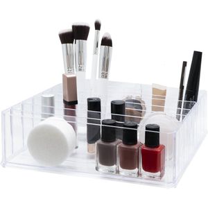 LYVION Make-up organizer - Beautycase - Make up opbergdoos - Cosmetica - Make up koffer - Transparant