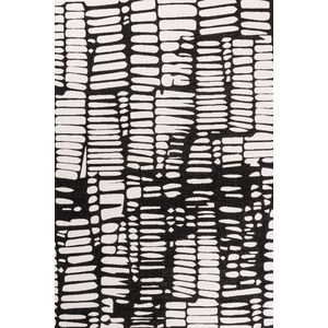 Vloerkleed Mart Visser Icxs Black White 25 - maat 200 x 290 cm