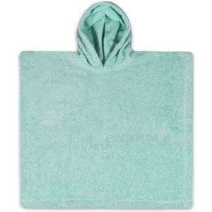 Funnies Badponcho Mint | 1 t/m 4 Jaar | 55x55 cm | Maat L | Badstof | Voor Kinderen | 100% Katoen |