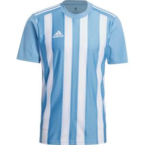 Adidas Striped 21 Shirt Korte Mouw Kinderen - Hemelsblauw / Wit | Maat: 140