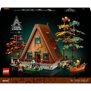 LEGO Ideas A-Frame Boshut Modelbouw Set - 21338