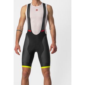 Castelli Koersbroek Heren Zwart Lime - COMPETIZIONE KIT BIBSHORT BLACK ELECTRIC LIME-XL