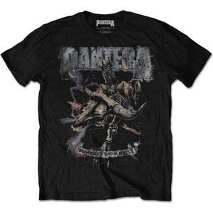 Pantera - Vintage Rider Heren T-shirt - XL - Zwart