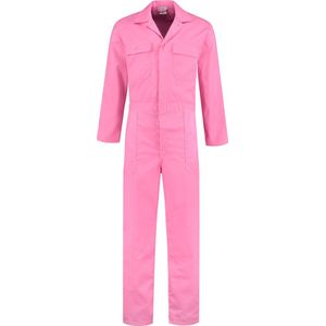 Overall polyester/katoen roze maat 56