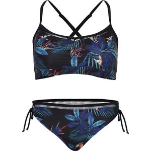 Bikini classic met kant detail - Donkerblauw 128-134