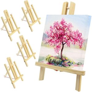 Schildersezel - 30 cm - houten tafelezel - kleine tafel - kunstenaarsezel - natuur - staande - tekenen - schilderen - foto's neerzetten