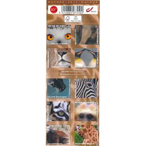Bpost - Dieren - 10 postzegels tarief 1 - Verzending België - Wilde dieren