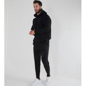 Trainingspak Hoody | Wol - Dikke pak - Mannen Trainingspak Herfst Winter Mannen Set Merk Sport trui + Broek Stuks Set Fashion Casual Trainingspak Mannen Kleding- M