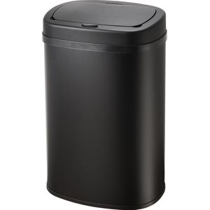 Bayt Prullenbak - Prullenbak 50 Liter - Touch Bin - Vuilnisbak - Afvalbak - Metaal - Zwart