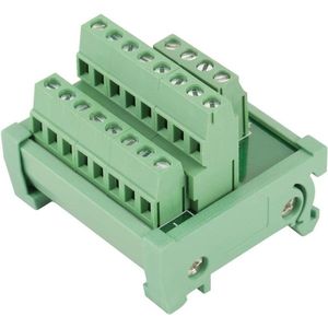 Scheda 2 in 8 out Breakout Board Guida DIN e montaggio a pannello Distribuzione di potenza
