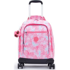 Kipling NEW ZEA Rugzak met wielen, 26 Liter, 13 inch laptopvak - Garden Clouds