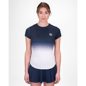 BIDI BADU Crew Gradiant Tee - dark blue, white Shirts Damen