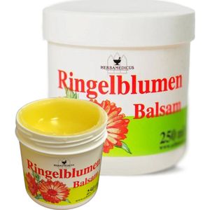 Herbamedicus - Calendula Balsem 2x 250ml - Rode en Gevoelige huid - Uitgedroogde huid - Ruwe en Schrale huid