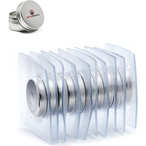 Brute Strength - Super sterke Innaaibare magneten - Rond - 15 x 3 mm - 10 Stuks - Naaien accessoires - Neodymium magneet sterk