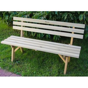 Houten Tuinbank XL – Duurzaam & Weerbestendig | Landelijke Tuinbank 150 cm | Eenvoudige Montage - Prima