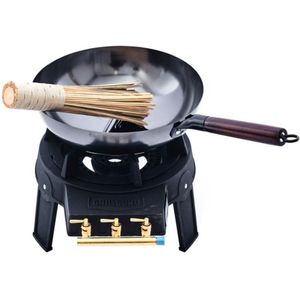Grill Guru Easy Asia  complete outside burner kit met wok