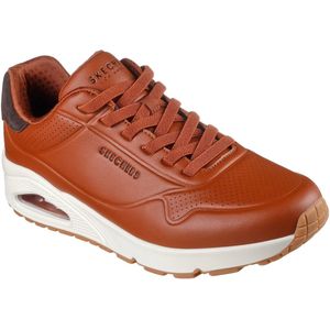 Skechers - Sneaker 183007 COG UNO Tailored Air - Cognac - Synthetisch Materiaal