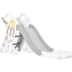 DD® Glijbaan Peuter - Glijbaan - Voor Binnen en Buiten - Capaciteit tot 30kg - ‎157x47x80cm - Grijs