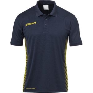 Uhlsport Score Polo Shirt Marine-Fluo Geel Maat XL