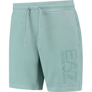 EA7 Emporio Armani Big Logo Korte Broek Heren Groen - Maat: M