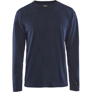Blaklader Vlamvertragend T-shirt lange mouwen 3483-1737 - Marineblauw - L