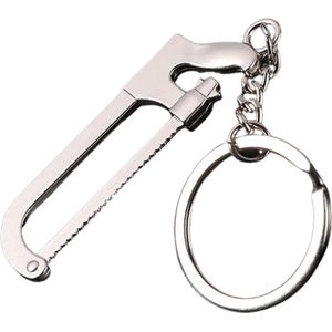 Gereedschap Sleutelhanger - Ijzerzaag / Figuurzaag / Zaag - Leuk voor Vaderdag / Papa - Keychain Sleutel Hanger Cadeau - Auto Accessoires