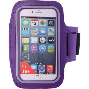 Hardloop Armband Telefoon | Geschikt voor Samsung Galaxy A12| Hardloop Armband | Sport Hardloopband | Hardloop Telefoonhouder | Paars