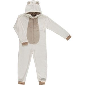 Apollo Unisex Kinder Onesie Beer - Beige - Maat 110/116