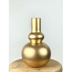 Vaas Mallorca - Gouden Vaas - Modern - Decoratievaas - Goud