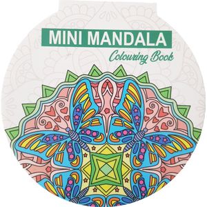 Mini Mandala Kleurboek - Rond - Groene voorkant