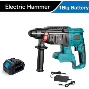 Accu - SloopHamer - Sloop - Jack Hamer - Drilboor - Zware Beton Breker - Krachtige - Elektrische Breekhamer - Boorhamer - Professionele - Accuboorhamer