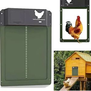 Kippenluik Automatisch - Chickenguard - Kippendeur - Groen