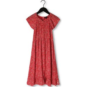 IKKS Robe Longue Mc Jurken Meisjes - Kleedje - Rok - Jurk - Rood - Maat 116