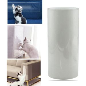 Krasbestendige Kattenbescherming Plakfolie - Anti-kras Tape - Meubelbescherming - 3 m (200 mm x 3 m) - Zelfklevende Pad - Transparante Deur en Muur Bescherming