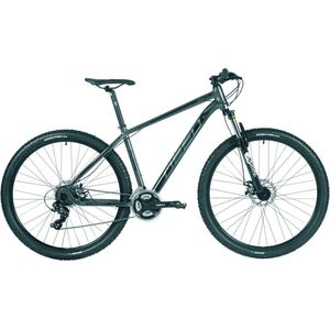 Mountainbike BLITZ - Met 24 versnellingen - 29 inch wielmaat - Herenfiets - Racefiets - Stadsfiets - Framemaat 45cm - Zwart/grijs